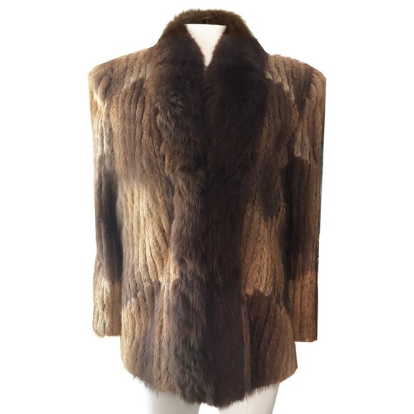 Rabbit Furs Jackets & Blazers - Rabbit fur coat